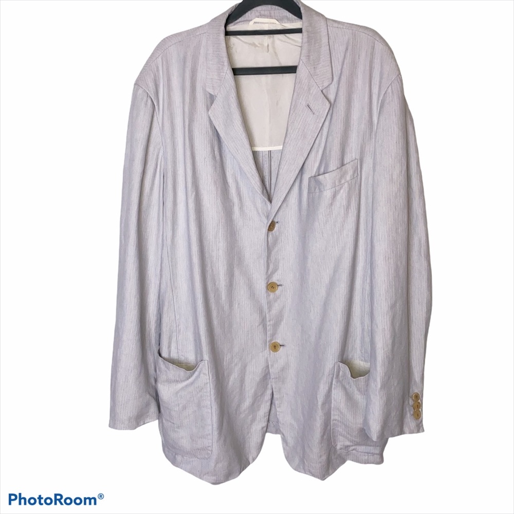 Vintage Celine Homme Linen Blend Blazer Jacket
